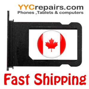 Support de remplacement pour plateau carte SIM noir SimTray Trey OEM iPhone 7 Plus 7P - Photo 1 sur 2