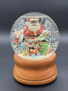 Vintage Santa Musical Snow Globe The San Francisco Music Box Co - Picture 1 of 1