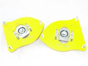 MINI Cooper R55 R56 R60 Silver Project Placas de Camber ajustables de montaje superior AMARILLO - Imagen 1 de 5