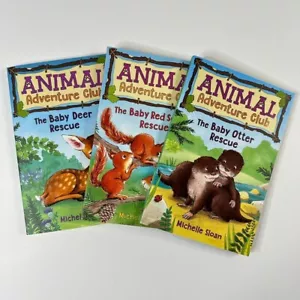 Animal Adventure Club book bundle, 3 book series by Michelle Sloan (Paperback) - Foto 1 di 11