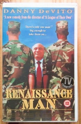 Renaissance Man (UK BIG BOX EX RENTAL VHS!) - Image 1 of 4