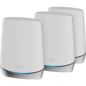 NETGEAR - Orbi AX4200 Tri-Band Mesh WiFi 6 System (3-Pack) - White - VG In Box - Afbeelding 1 van 4