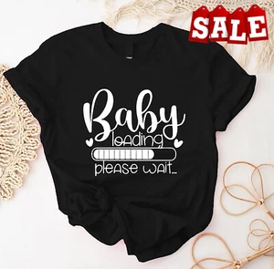 Baby Loading Please Wait Shirt, Pregnancy Announcement Shirt, Baby Shower Gift, - Picture 1 of 7