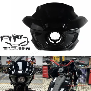 For Harley Low Rider S FXLRS 2022-2025 Headlight Fairing Windshield & Mount Kit - Picture 1 of 9