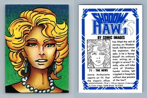 The News #71 Shadowhawk 1992 Comic Images Trading Card - Picture 1 of 1