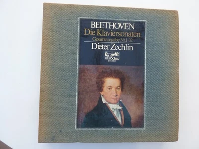 LP-Box Hardcover (12 LP) Beethoven Die Klaviersonaten  Dieter Zechlin + Booklet - Bild 1 von 4