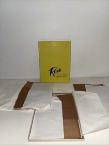 Vintage 1950s Reve Nylons Jacques Renoir Stockings Hosiery DuPont Lot Sz 10.5 - Picture 1 of 20