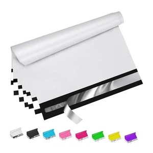 Poly Mailers 10x13 Inch 200 Pcs, Strong Adhesive 10x13 Inch 200Pcs White - Bild 1 von 7