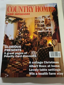 Country Homes & Interiors Magazine Dec 1991 Christmas Issue Albert Roux at Home - Picture 1 of 6