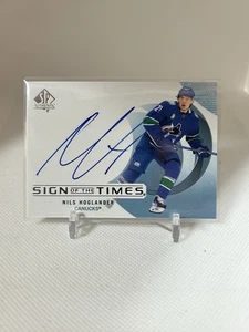 2024-25 SP Authentic Nils Hoglander Sign Of The Times Auto #1 - Picture 1 of 2
