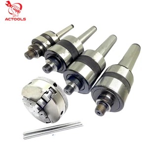Revolving Center MT1 MT2,MT3 MT4 Shank+3Jaw Self Centering Reversible Chuck 65mm - Picture 1 of 36