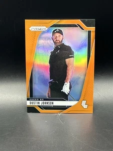 2025 Panini Prizm #26 LIV Golf Dustin Johnson Orange SP Variation 22/75 - Picture 1 of 2