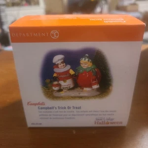 DEPT 56 - 2003 Snow Village Halloween Campbell’s Trick or Treat #55198 Neu im Karton - Bild 1 von 5