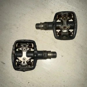 Dual Sided SPD Clipless Mountain Bike Pedals Cyclocross Gravel 2 Bolt 9/16"gray - Picture 1 of 7