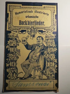 Humoristisch illustrierte urkomische Bockbierlieder / Liederheft Bockbier $ 11 - Bild 1 von 7