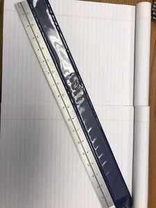 1 pc. 18” 4R SATIN CHROME TEMPERED COMBINATION SQUARE RULE. BROWN & SHARPE. USA - Picture 1 of 3
