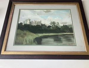 Philip Hugh Padwick 1876-1958 Original Oil Painting possibly Arundel Castle - Picture 1 of 12