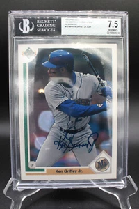 1999 Upper Deck Box Blaster Ken Griffey Jr. KG1991 On-Card Auto BGS 7.5 Auto 9 - Picture 1 of 2