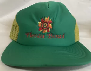 Fiesta Bowl Vintage Snapback Trucker Cap - Green NEW NOS - NCAA Football Bowl - Picture 1 of 7