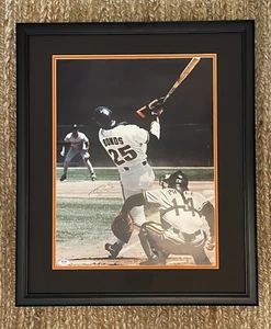Giants Barry Bonds signed 16x20 photo Custom Framed - PSA/DNA Authenticated - Picture 1 of 5