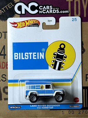2021 Hot Wheels Premium Real Riders Speed Shop Bilstein Land Rover Defender 110 - Image 1 of 2