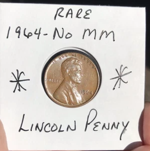 Penny Lincoln 1964 senza marchio di zecca Philadelphia moneta nuova vedi foto! Rame - Foto 1 di 9