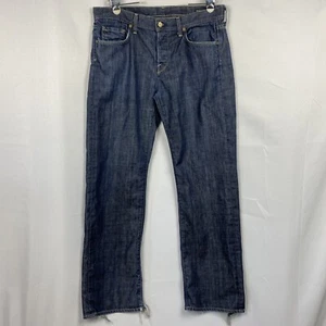 Citizens of Humanity Evans 606 Jeans 34 x 34 Blue Relaxed Button Fly Distressed - Picture 1 of 12