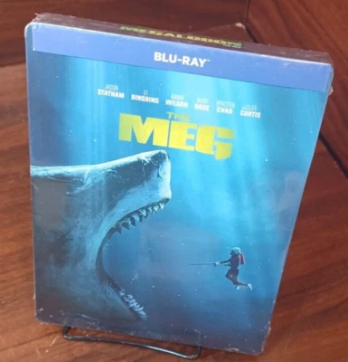 Meg Collector Steelbook (Blu-ray, 2018) NEW (Sealed)-Free Box Shipping - Image 1 of 4