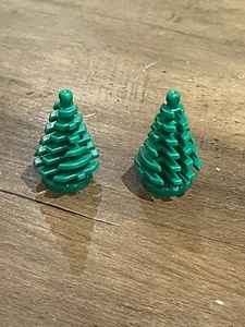Lego 2x Pine Tree Green Forest Spruce Christmas Tree 2435