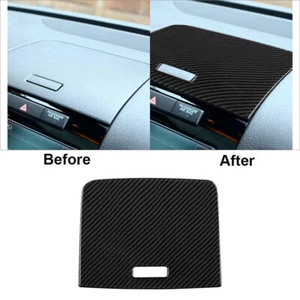 Carbon Fiber Central Console Storage Box Cover Trim For Volkswagen Touareg - Picture 1 of 11