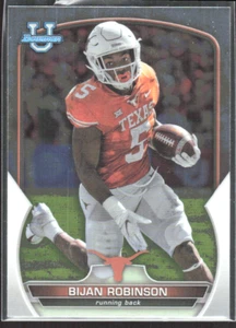 2022 Bowman Chrome University Bijan Robinson #70 Texas Longhorns - Picture 1 of 2