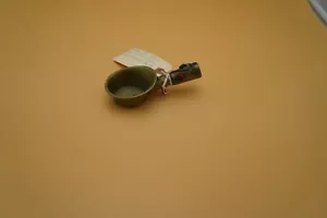 Ferro da stiro cinese in ottone vintage - Foto 1 di 2