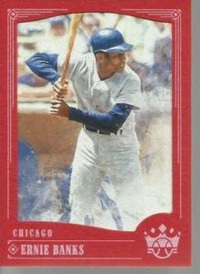 2018 Diamond Kings Red Frame Ernie Banks card # 25 Chicago Cubs - Picture 1 of 1