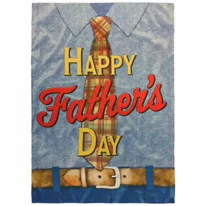 Happy Father's Day Garden Flag 12x18in Cute Novelty Yard Flag Fathers Day - Picture 1 of 3