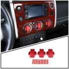 For Toyota Fj Curiser 07-21 Air Conditioning Switch Button Knob Cover Trim Alloy