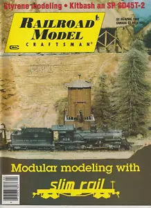 Railroad Model Craftsman Magazine Apr 1992 Modular Modeling,Styrene Modeling - Picture 1 of 1