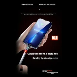 Electric For Lighter - USB C For Lighter, Flameless A Gift Men's Windproof, B7X7 - Afbeelding 1 van 15