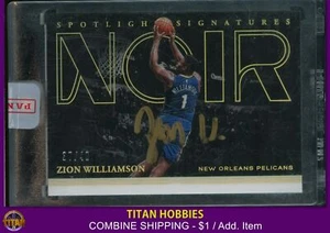 2020-21 Panini Noir Spotlight Signature Autograph #ZW Zion Williamson AUTO /49 - Picture 1 of 2