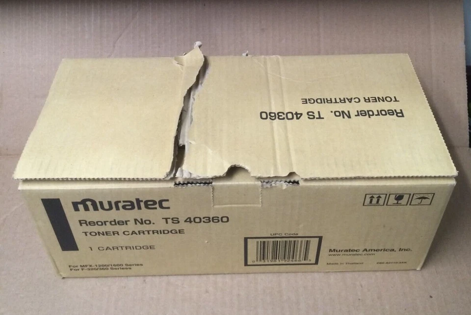 Nuevo cartucho de tóner MuratecTS40360, TÓNER MFX-1200/1600/caja abierta Foto 1 de 3