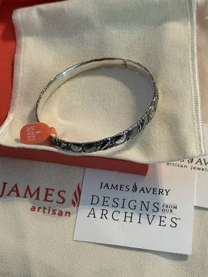 Brazalete Brazalete James Avery Pond Pals Plata Esterlina Tamaño Grandes Archivos Nuevo en Caja Foto 1 de 4