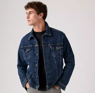 Jaqueta Caminhoneiro LEVI'S Best Seller - Colusa - Lavagem Média NOVA COM ETIQUETA - Imagem 1 de 4