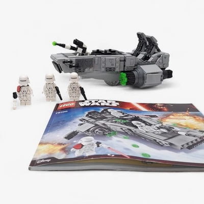 Lego 75100 Star Wars First Order Snowspeeder 100% Complete Pre-owned w Manual - Image 1 of 4
