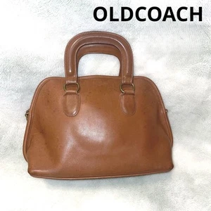 Near Mint Old Coach Vintage 9903 Boston Handtasche braun Leder aus Japan - Bild 1 von 16