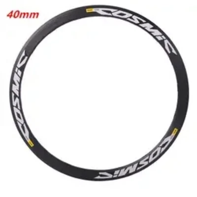 Road Bike Carbon Fiber Rims 700C Clincher Bicycle Wheels 16 18 20 21 24Holes - Image 1 of 4