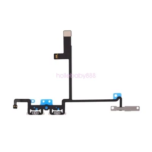 OEM Volume Button Flex Cable Ribbon With Metal Plate Bracket Repair For iPhone X - Picture 1 of 2