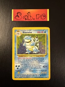 HP Condition Blastoise Holo Rare Base Set 2/102 Pokémon Card - Picture 1 of 4