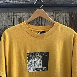 Camiseta De Colección Años 90 Volcom Discográfica Banda Cuchara Para Hombre Rara Difícil de Encontrar Talla L - Imagen 1 de 9