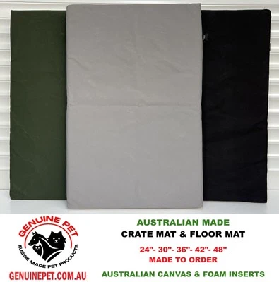 Dog Pet Mattress Bed Durable Waterproof Australian Canvas Cover Double Foam - image 1 of 4