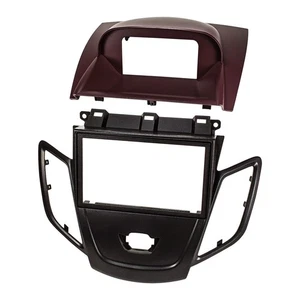 Mascherina radio doppio DIN adatta per Ford Fiesta JA8 dal 2009-2017 Fz. con ... - Foto 1 di 3