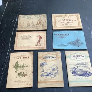 Job Lot 7 John Player Cigarette Cards Albums & Cards All Complete Cars Flags etc - Picture 1 of 14